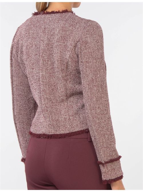 Giacca corta in stuoia EMME MARELLA | SCACCO576/003